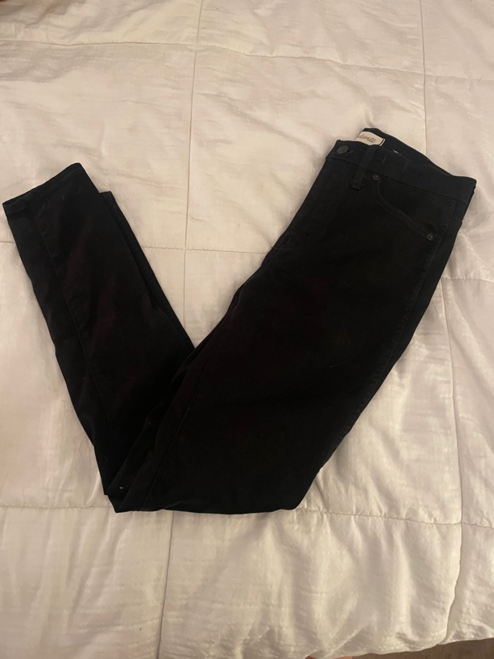 Madewell High-Rise Skinny Jeans in Black